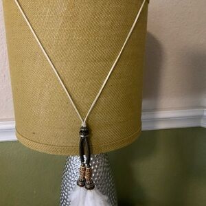 Boho White Feather Pendant Necklace